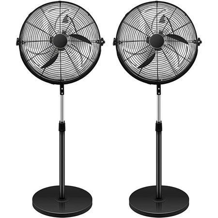 SIMPLE DELUXE Industrial Stand Fan, 18 inch HIFANXSTAND18X2